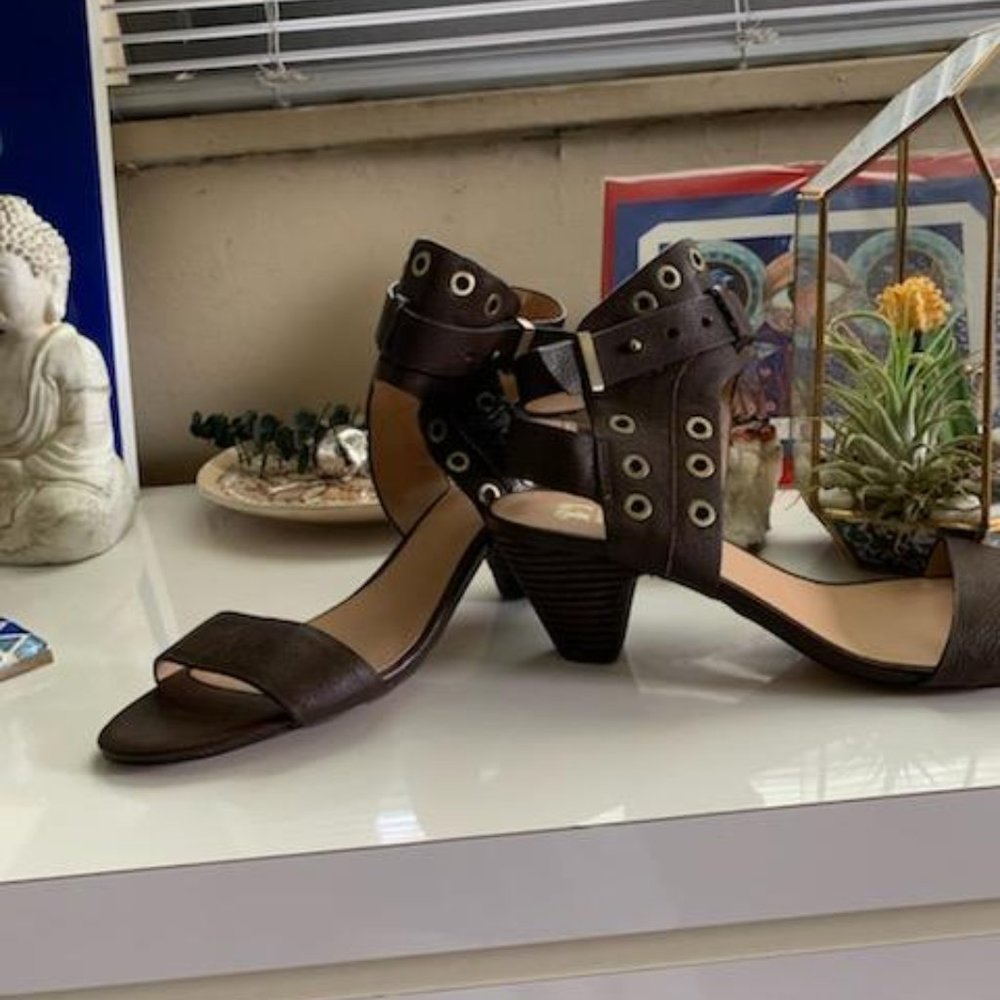 Joe's Jeans Triangle heel sandals